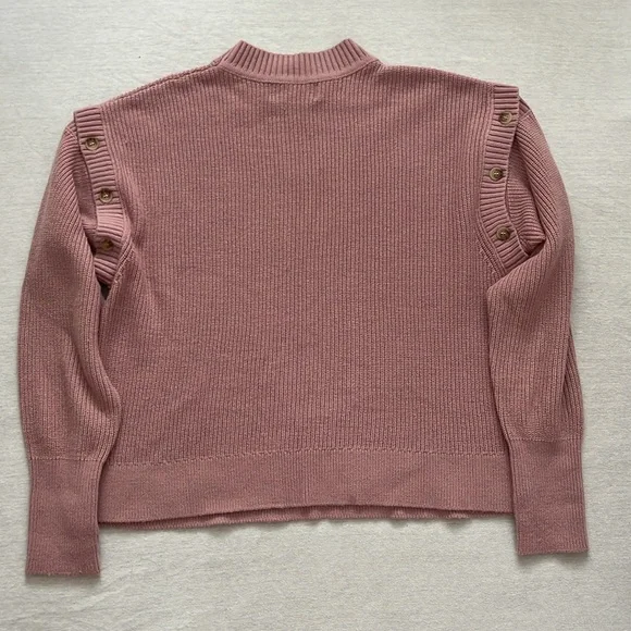 Vivienne Hu VHNY Convertible, Knit, Long Sleeve, Vest, Mauve, Sweater, OS - Picture 8 of 13